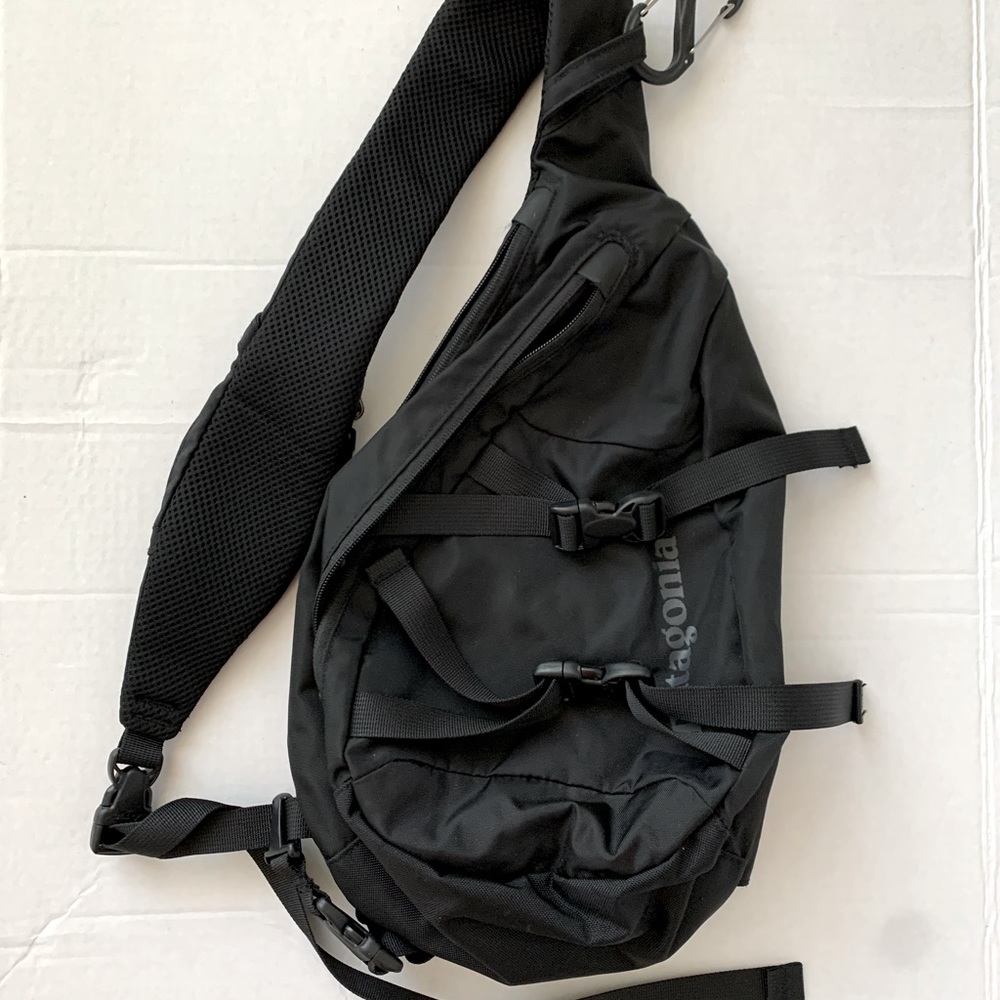 Patagonia Black Atom Sling Hiking Backpack